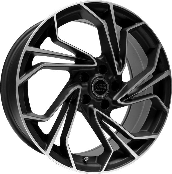 Informacin de INFINY DS, SATIN BLACK MACHINED FACE, 4X108, 18 x 7"