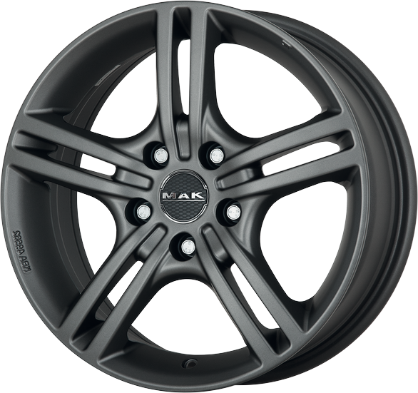 Informacin de MAK VELOCE L, MATT TITAN, 4X100, 15 x 6.5"