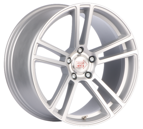 Informacin de MILLE MIGLIA MM1002, MATT SILVER POLISHED, 5X112, 19 x 8.5"