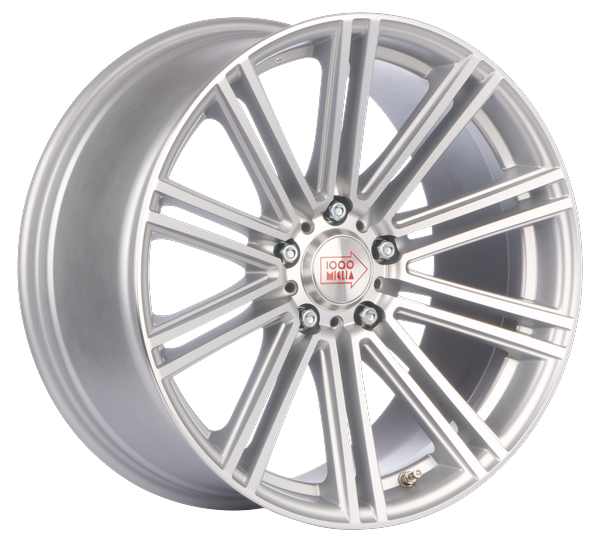 Informacin de MILLE MIGLIA MM1005, MATT SILVER POLISHED, 5X120, 18 x 8.5"