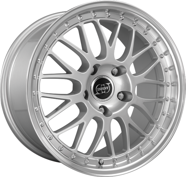 Informacin de INFINY R1 LIGHT, SILVER MACHINED LIP, 5X108, 17 x 7.5"