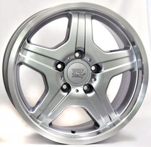 Informacin de MERCEDES W760, SILVER POLISHED LIP, 5X130, 18 x 9.5"