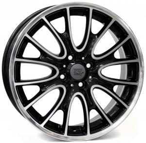 Informacin de MINI W1653, GLOSSY BLACK POLISHED, 4X100, 18 x 7"