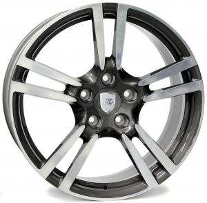 Informacin de PORSCHE W1054, ANTHRACITE POLISHED, 5X130, 20 x 11"