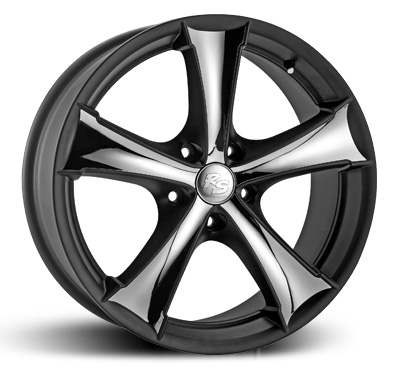 Informacin de RS RS-GT, MATT BLACK W/ INOX FACE, 5X112, 22 x 9.5"