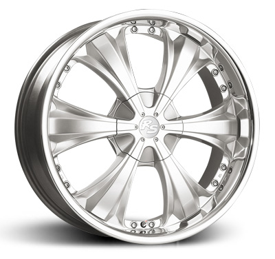 Informacin de RS RS UV-3, CRYSTAL SILVER W/ INOX LIP, 6X135, 20 x 9"