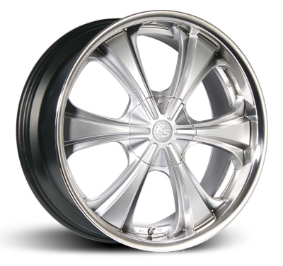 Informacin de RS RS-UV6, HYPER SILVER W/ INOX LIP, 5X112, 20 x 9"